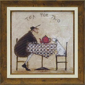 絵画 サム トフト 「2人でお茶」 ST-06505周年記念品 プレゼント 退職記念 卒業記念 名入れ相談
