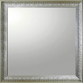 鏡 ミラー　壁掛け デコラティブ 大型ミラー デコラティブ 「正方形（シルバー）」 壁掛用 BM-14025お祝い プレゼント 記念品 粗品