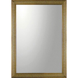 鏡 ミラー　壁掛け デコラティブ 大型ミラー デコラティブ 「長方形（ゴールド）」 壁掛用 BM-20024お祝い プレゼント 記念品 粗品