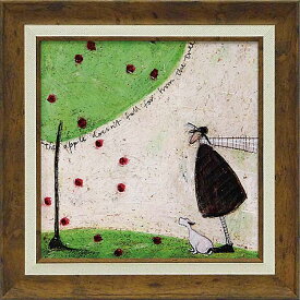 絵画 サム トフト 「リンゴは木から落っこちない」 ST-06509周年記念品 プレゼント 退職記念 卒業記念 名入れ相談