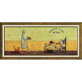 絵画 サム トフト 「ドリスとベッドで朝食」 ST-15009周年記念品 プレゼント 退職記念 卒業記念 名入れ相談