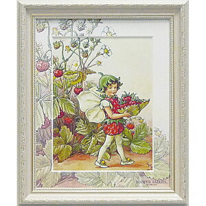 絵画額 フラワー フェアリーズ アート フレーム 「ストロベリー フェアリー」 壁掛用 FF-05001周年記念品 プレゼント 退職記念 卒業記念 名入れ相談