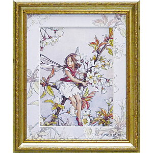 絵画額 フラワー フェアリーズ アート フレーム 「ワイルド チェリー ブロッサム フェアリー」 壁掛用 FF-05009周年記念品 プレゼント 退職記念 卒業記念 名入れ相談