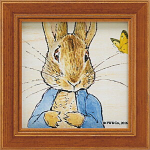 ミニ額 ピーター ラビット ミニ アート 「ピーターとちょうちょ」 壁掛、卓上両用 PF-00571周年記念品 プレゼント 退職記念 卒業記念 名入れ相談