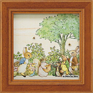 ミニ額 ピーター ラビット ミニ アート 「ピーターとおともだち」 壁掛、卓上両用 PF-00575周年記念品 プレゼント 退職記念 卒業記念 名入れ相談