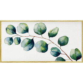 絵画 モダン キャンバスアート -ヴェルト デコル シリーズ- 「ユーカリ（Mサイズ）」 YP-03532周年記念品 プレゼント 退職記念 卒業記念 名入れ相談