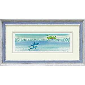 版画 くりのき はるみ 「beneath the sea」 KH-10128周年記念品 プレゼント 退職記念 卒業記念 名入れ相談