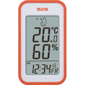 タニタ デジタル温湿度計 オレンジ TT559OR