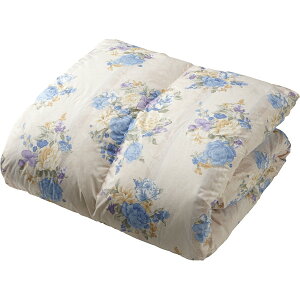 羽毛掛けふとん サックス 1343-54463 ギフト対応不可 (送料無料)