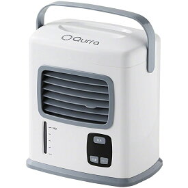 卓上 冷風機 冷風扇 Qurra アネモ クーラー レコ ホワイト 3R-TCF03WT USB 乾電池 持ち運び ギフト対応不可 送料無料