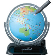地球儀 しゃべる国旗付き地球儀 25cm 全回転 OYV403 学習 クイズ 音声機能 タッチペン 知育玩具 おもちゃ…