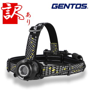 �󂠂���ʉ��i GENTOS �W�F���g�X �w�b�h���C�g HEAD WARS�V���[�Y HW-G433HD �[�d�r�� ���d�r�� �A�E�g�h�A ��� LED �M�t�g�Ή��s�� �������� (ya)