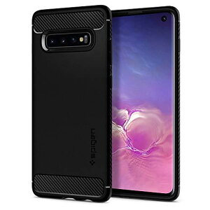 ySpigenz Galaxy S10 P[X [ SC-03L SCV41 ] Ή TPU Ռz y ČRMILKi擾 J[{fUC }bgdグ CX[dΉ MbhEA[}[ 605CS25800 (}bgEubN)