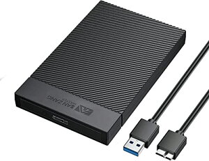 2.5C` HDD P[X USB 3.0ڑ SATA UASPΉ 5Gbps]x  N[ HDDOtP[X 2.5C` SSDP[X 4TBeʑΉ n[hfBXNP[X Hsv̊ȒPgݗ hCuP[X 