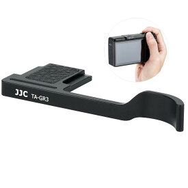 JJC 金属サムグリップ サムレスト Ricoh リコー GR IIIx GR III GR3 GR III HDF GR3 HDF GR IIIx HDF GR3X HDF デジタルカメラ適用 装着簡単 カメラホールド感を高める