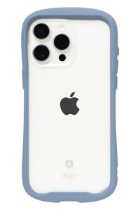 iFace Reflection iPhone 15 Pro Max ケース クリア 強化ガラス (ペールブルー)【アイフェイス アイフォン15promax 用 iphone15プロマックス 用 カバー 韓国 耐衝撃 透明 ストラップホール】