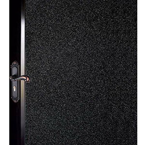 Duofire 遮光シート 窓用フィルム 目隠しシート 紫外線(UV)カット 日差し・西日対策 プライバシー保護 装飾ガラスフィルム 無接着剤 静電気吸着 水で貼る・貼り直し可能,DT-C009 純黒(30×200cm