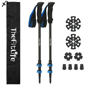 TheFitLife gbLO|[ J[{ oR XgbN y 57-120cmLk EH[LO|[ EH[LOXebL 2{Zbg oR oR|[ Ro XebL nCLO|[ j  