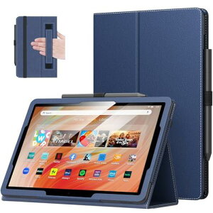 Fire HD 10 P[X MoKo Fire HD 10 & 10 Plus 2023/2021 13/11 pیJo[ SʕیP[X X^hP[X z_[t yV[St y ^ h~ 蒠^ Indigo