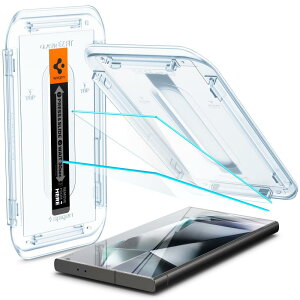 Spigen Galaxy S24 Ultra KXtB \tLbgt wFؑΉ Sʕی KX MNV[ S24ultra Ή EZ Fit ی tB 2