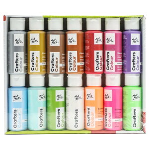 Mont Marte ANG̋Z[g 14pc x 60ml Crafters Colour Discovery H|pp SҁAwA|̗zIȑI