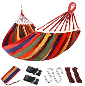 ハンモック 自立式 室内 転倒防止仕様 1~2人用 アウトドア ハンモック キャンプ 軽量 収納袋付き 木枠付き ハンモック ブランコ ハンモック ソフトな綿生地の素材を採用し ハンモック 人気…