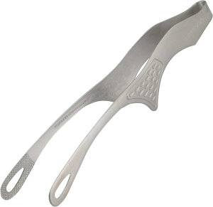 下村企販 先端が浮いて汚れない スマートキッチントング 中 【日本製】 細かい食材も掴みやすい アウトドア 食洗器対応 焼肉 揚げ物 全長20cm 菜箸トング ステンレス 仙武堂 燕三条 42498