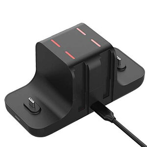 Joy-Con[dX^h 6-in-1 [d Nintendo SwitchKp ̌^ tȒP jeh[ XCb` WCRΉ [dz_ [dwLEDvt ubN