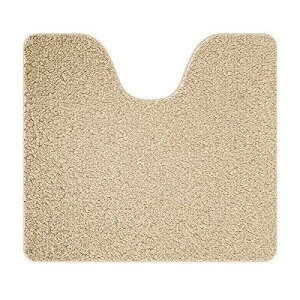 トイレマット ふわふわ・洗える トイレまっと 吸水・滑り止め といれまっと 無地 シンプル トイレ用マット おしゃれ レギュラーサイズ(ベージュ,55*60cm)