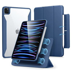 ESR iPad Pro 11C` P[X (2022/2021)p 4/3Ή nCubhP[X yVz_[t O\ȎCJo[ X^h Rebound 360V[Y lCr[u[
