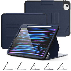 Timecity iPad Pro 11C` P[X iPad Air 5/4 10.9C` P[X ϏՌ 5iKu X[v/EFCN@\ TPUf PUU[ J[h[ y[  SیJo[ iPad Pro 11i4/3/2