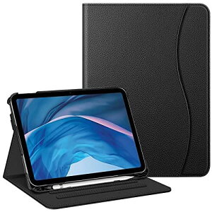 Fintie iPad 第10世代 ケース 2022 10.9 インチ 保護カバー Apple Pencil 収納可能 2つ折スタンド マルチ視角 オートスリープ機能付き ポケット付き 傷つけ防止 PU合成レザー (モデル番号A2696、A2757、A2777