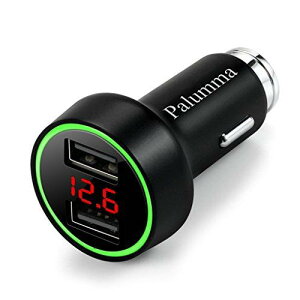 ԍڏ[d Ԃ̓d 2USB|[g d 4.8Ad }[d LEDfW^fBXv[ USBJ[`[W[ d12`24VԑΉ y iPhone & android & IQOS Ήz