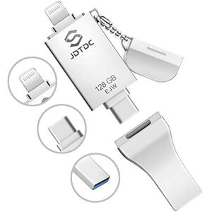 iPhone USB128GByApple MFiF iOS 15/16ɑΉz3 in1 iPhone USB tbVhCu iPhonetHgXeBbN iPad pobNAbv iOS Android PC Lighting tbVhCu ʐ^USB C, Android( OTG/Ty