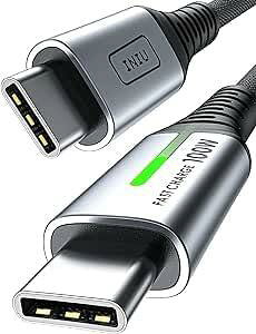 INIU USB Type C P[u 100W 5A PD QC 4.0Ή 2m }[d f[^] ϋviC҂ Type c to Type c USBP[u ^CvC [dP[u MacBook Air Pro iPad Pro Mini Xiaomi Samsung Galaxy OPPO Huawei Sony Xperi