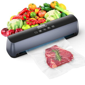 真空パック機 Nuovoware真空パック器 家庭用自動真空パック機 吸引力85Kpa 乾湿両用 真空パック機 引出し式集水槽 真空脱気 シーラー 外部脱気 多機能 5in1小型密封パック機 食材保管 鮮度長持ち