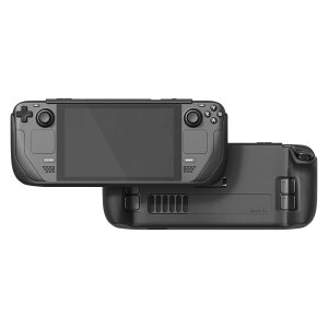 Skull & Co.SteamDeck・SteamDeck OLED用保護カバー 滑りやキズ防止 耐衝撃 スタンドなし直立デザイン 「ブラック」
