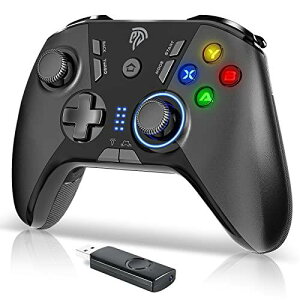 EasySMX PCQ[pbh Rg[[ PC/Switch/Steam deck/PS3/TV box/AndroidΉ 2.4GHzCX x HDU vOҏW@\ JX^L[ TurboA LEDCg steamRg[[ NSRg
