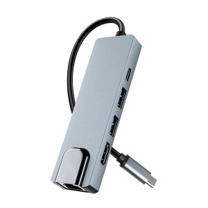 USB C nu 5-in-1 HDMI Type C A_v^ u4K HDMIfóELLANڑEPD 100W}[dEUSB 3.0f[^]vݑΖ ݒsv USB C ϊA_v ^ MacBook Air/ProAXPSASurface GoAHuawei MatebookȂǃ^