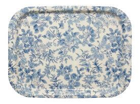 タツクラフト NS トレー L角 42cm レスト ブルー すべり止め付 お盆 おしゃれ プラスチック すべり止め 四角 長方形 洋風 トレイ インテリア ノンスリップトレー 角 フラワー 花柄 ランチョンマット 子供用 洗える 子供 かわいい 防水 撥水 北欧 こども 子供 給食 国産 漆器
