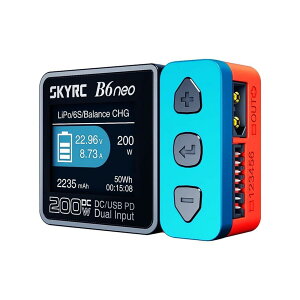 B6neo 200W@\X}[g[d XT60+Type-C PD oX`[W[ d NiMH NiCD LiHV NiCd Li-ionobe[`[W[ {Ή