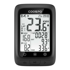 COOSPO TCNRs[^ GPS TCR TCNORs[^  CX ]ԃXs[h[^[ obe[ Bluetooth5.0&ANT+Ή PCfXXs[hZT[A IP67h 2
