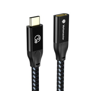 Yottamaster USB Type-C P[u(1m) 100W PD}[dΉ 20Gbpsf[^] 4K@60Hzfo USB3.2 Gen2x2 XIXϊ ^CvcP[uΉ ϋv ubN[P-U100-CYC20-1]