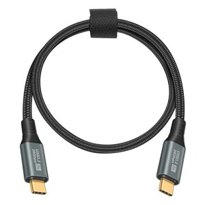 Poyiccot PD ΉUSBC P[uA50cm ^CvC [dP[u y100W/5A }[d 20Gbps f[^] zUSB 3.2 type c ^Cvc P[u AiC҂ 8K 60Hz fo USB Type-C P[uΉ MacBook/Switch