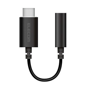 GR(ELECOM) CzϊA_v^ ^Cvc USB-C CzWbNϊ ϋv I[fBI 4 iPhone15V[YΉ ubN EHP-C35DS01BK