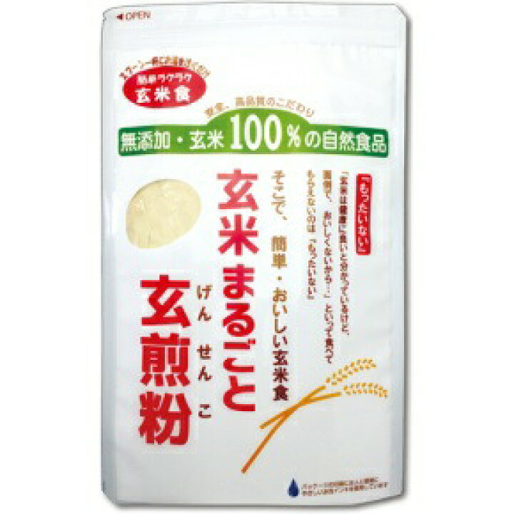 楽天市場】玄米まるごと玄煎粉1個無添加国産玄米粉100%【送料無料】メール便でお届け : ギフトショップみわ 楽天市場】玄米まるごと玄煎粉1個無添加国産玄米粉100%【送料無料】メール便でお届け : ギフトショップみわ