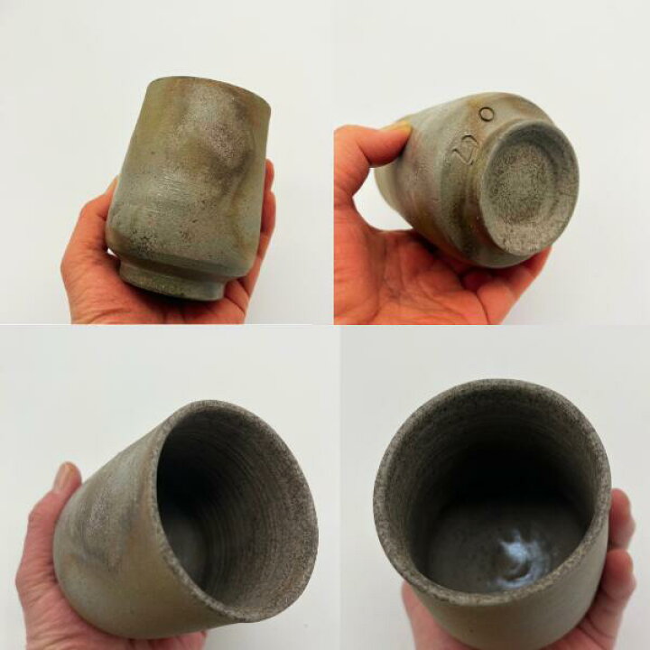 楽天市場】神水備前焼 湯呑み 湯飲み コップ 日展作家 岡本徹正作 