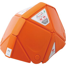 折りたたみ防災ヘルメット　TSC－10N　Flatmet2 オレンジ ミドリ安全株式会社