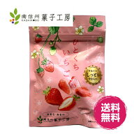 【ポイント10倍マラソン期間】南信州菓子工房 ひとくちいちご 20g 1袋 単品 【送料無料】イチゴ 柔らか …