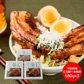 平田牧場 三元豚一本角煮3p (承り期間：12月15日まで) お歳暮 年賀 年始 冬ギフト 2025 結婚祝い 出産祝い 新築祝い 引越し祝い 退職祝い 人気 定番 高級 おしゃれ 記念日 感謝 贈答 手土産